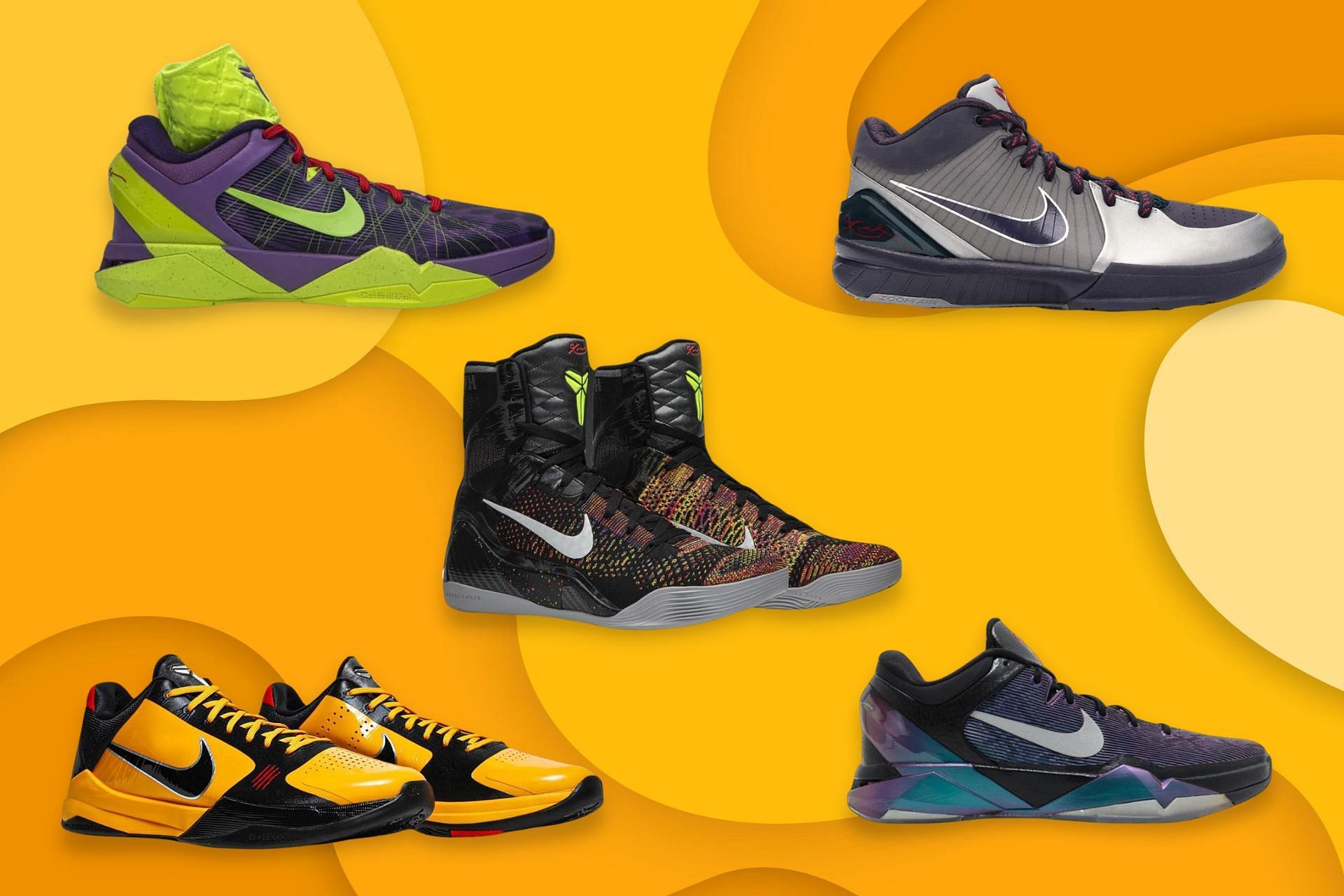  5 best Nike Kobe 4 colourways of all time ( Image via Sportskeeda) 