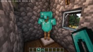 Placing items on an armor stand (Image via Mojang)
