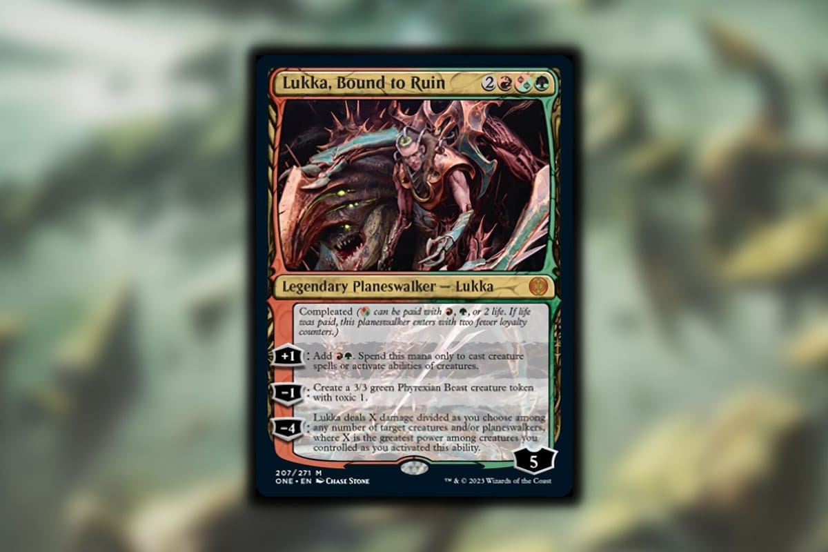 Magic The Gathering reveals next Phyrexian planeswalker Lukka, Bound