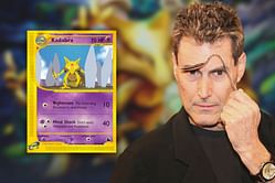 With the potential Kadabra return in Pokemon TCG “Original 151” set, what was the initial controversy involving Uri Geller?