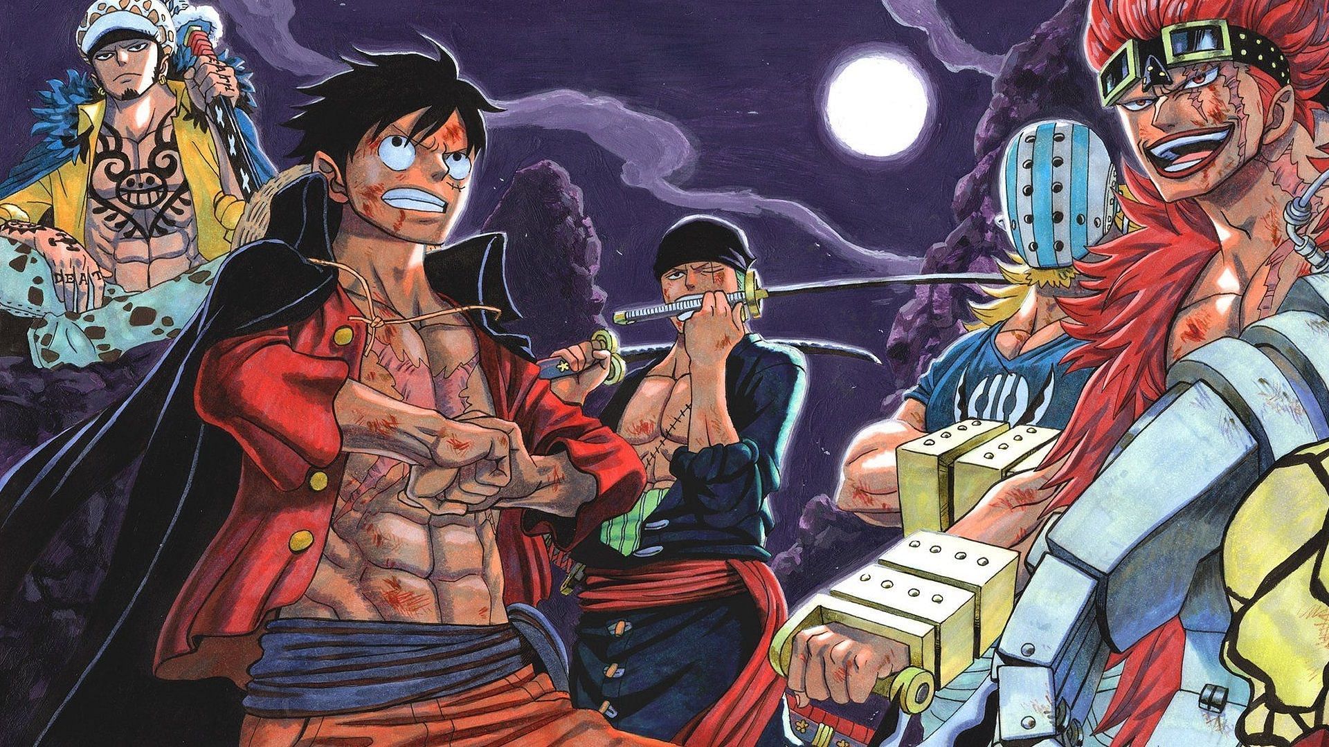 Luffy, Zoro, Law, Kid and Killer are the few most powerful Supernovas of the Worst Generation (Image via Eiichiro Oda/Shueisha, One Piece)