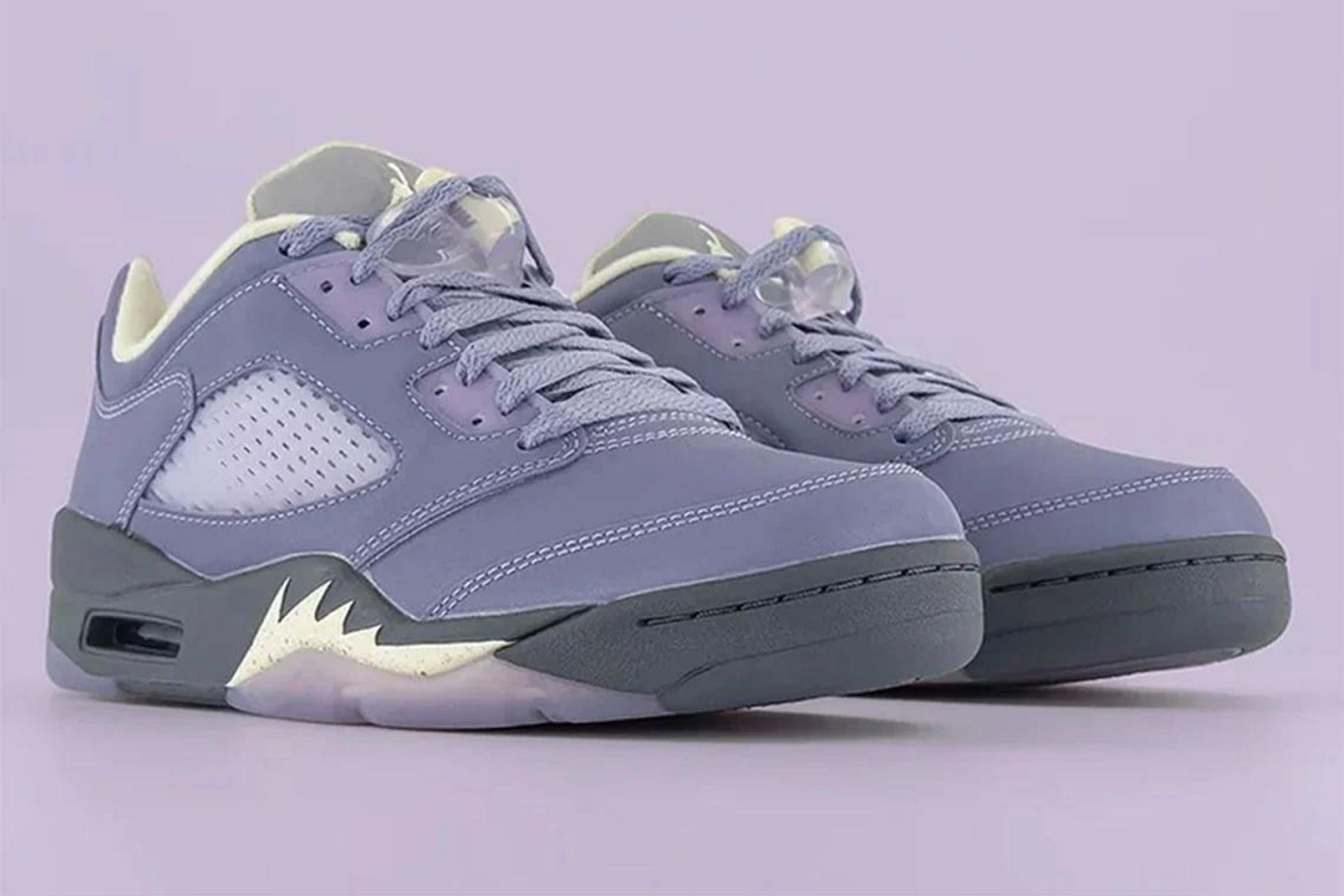 Air Jordan 5 Low Indigo Haze shoes (Image via Nike)