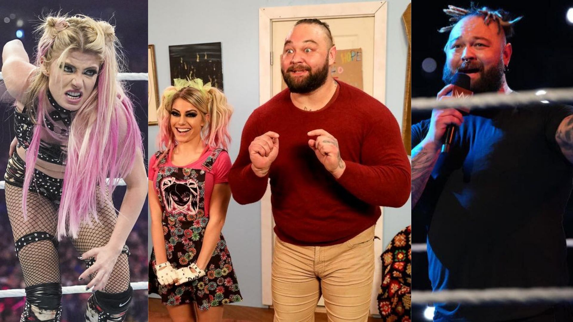 WWE Superstars Alexa Bliss and Bray Wyatt