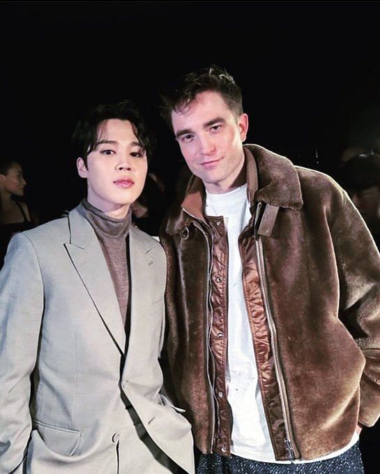 Butter meets Batman..”: BTS' Jimin steals the spotlight as he poses with  Robert Pattinson, Naomi Campbell and more