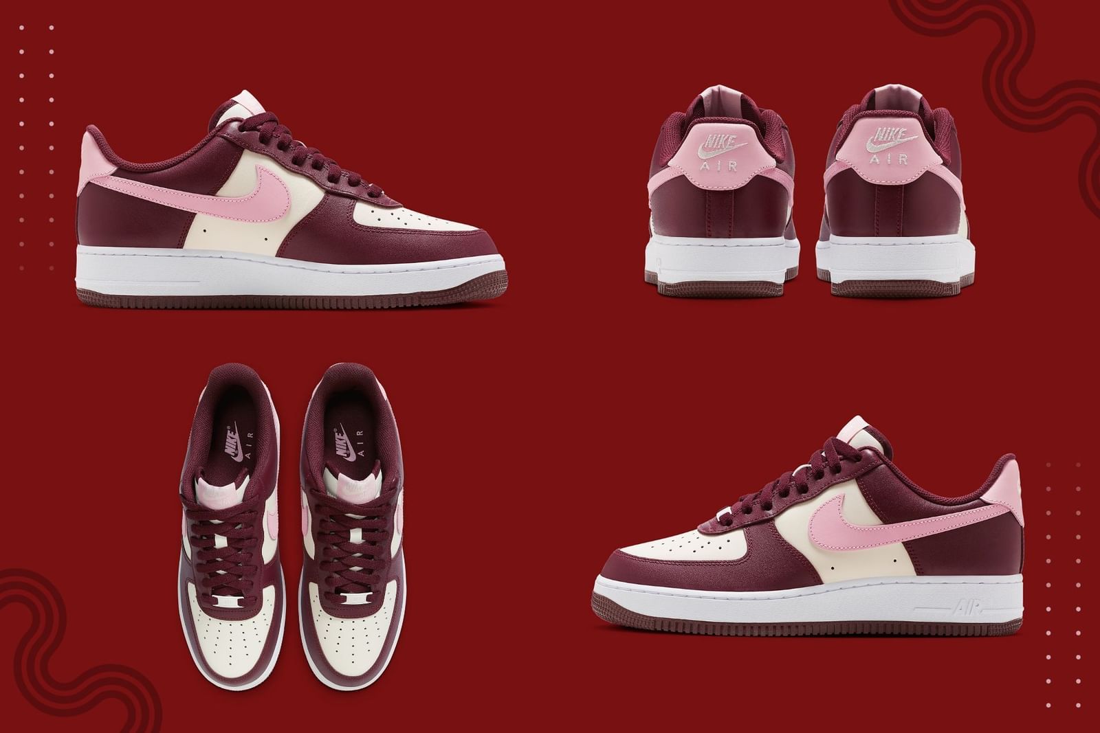 valentine's day edition air force ones