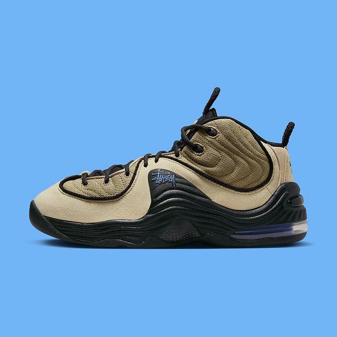 Stussy: Stussy x Nike Air Penny 2 “Fossil” shoes: Where to buy