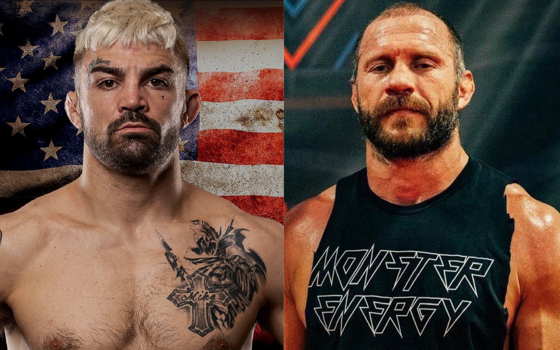 Mike Perry [Left] Donald Corrine [Right] [Images courtesy: @bareknucklefc and @espnmma (Twitter)]