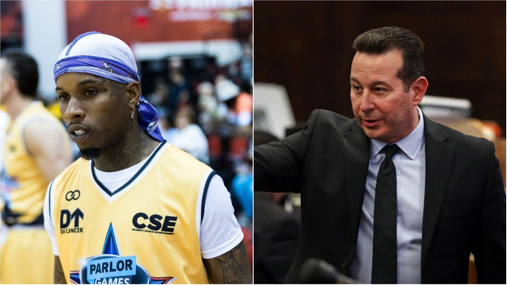 Tory Lanez has hired Jose Baez as his new attorney (Images via Greg Doherty and Nancy Lane/Getty Images)