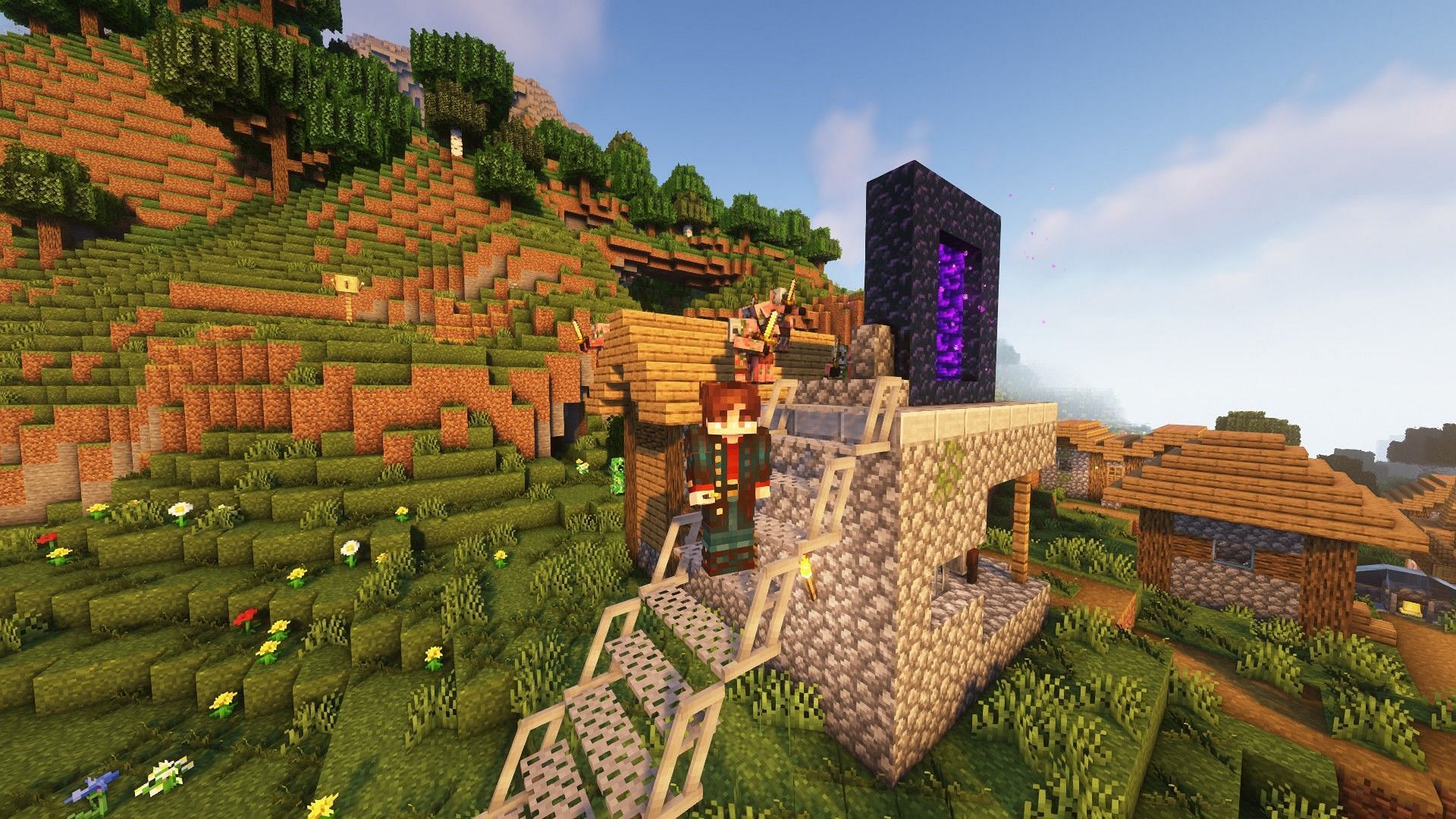 Iron stairs (Image via Mojang)