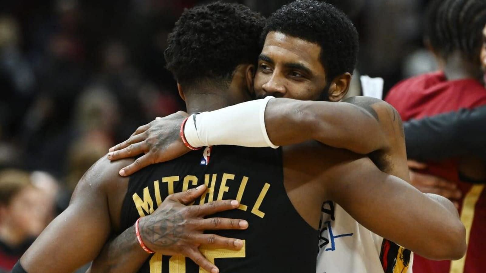 NBA stars Donovan Mitchell and Kyrie Irving