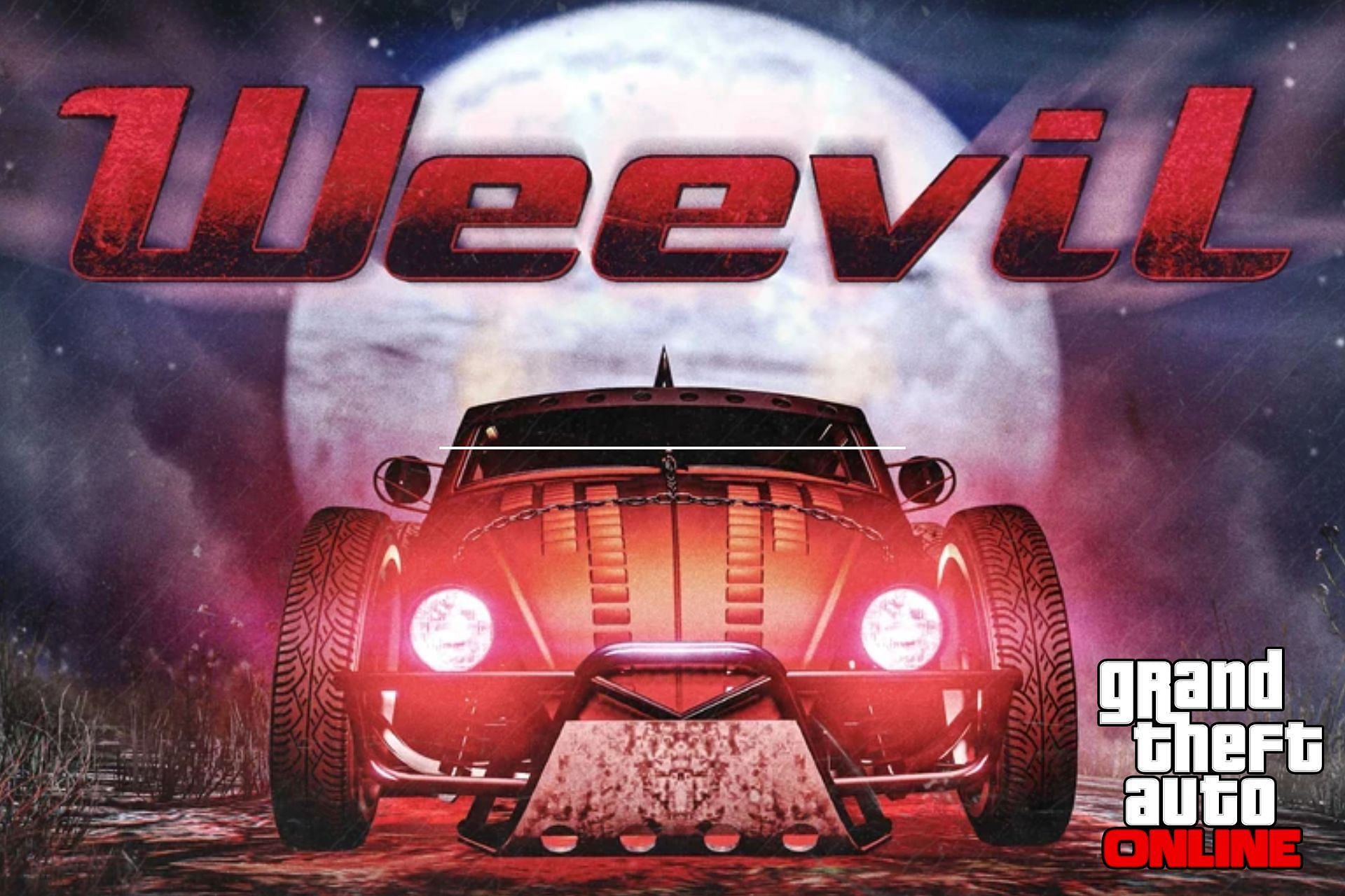 The Weevil Custom can easily outrun many vehicles in GTA Online (Image via Rockstar Games)