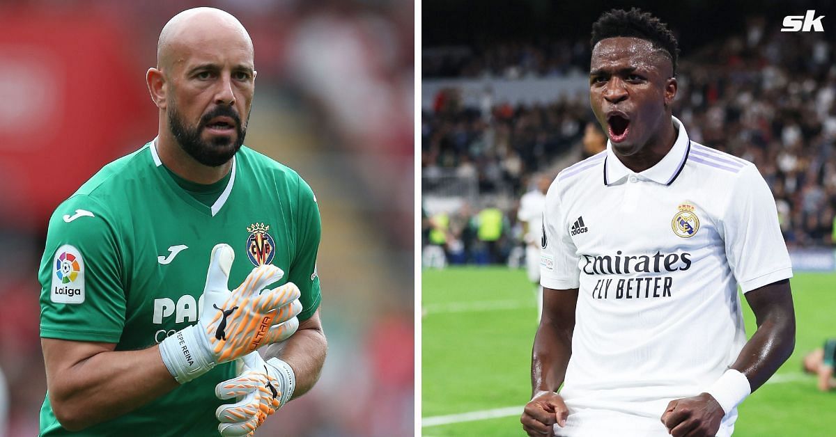 Real Madrid star Vinicius Jr. had an exchange with Pepe Reina