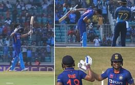 [WATCH] Shubman Gill takes a bow to celebrate his 2nd ODI hundred in Thiruvananthapuram vs Sri Lanka