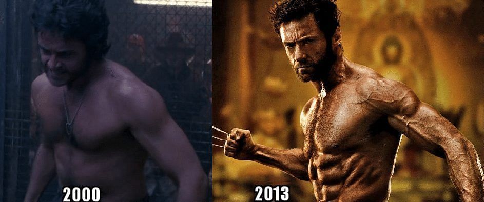 Hugh Jackman showed some signs of steroid use. (Photo by Marvel/20th Century Fox)