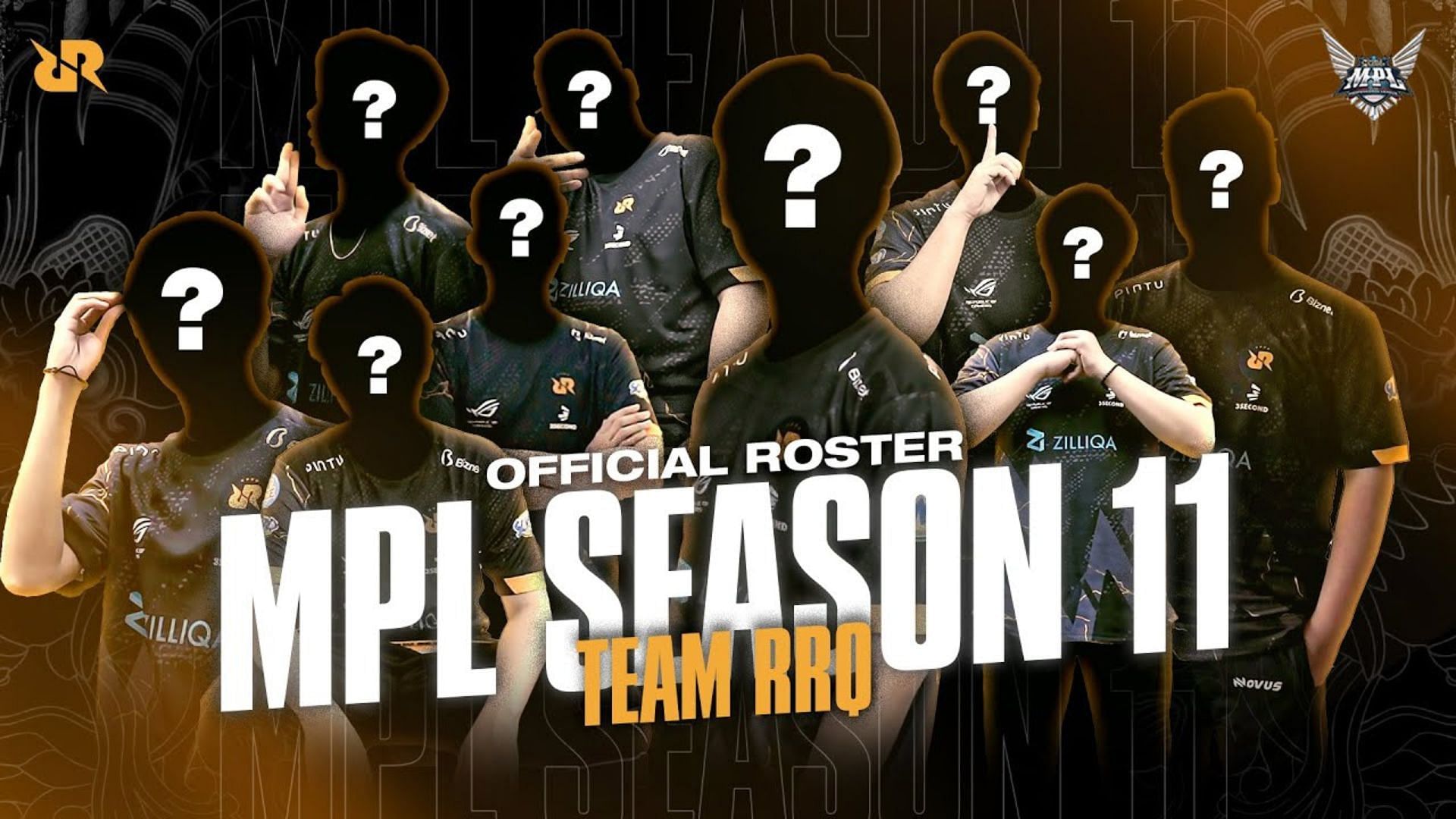 RRQ revealed their lineup for MPL Indonesia Season 11 (Image via RRQ)