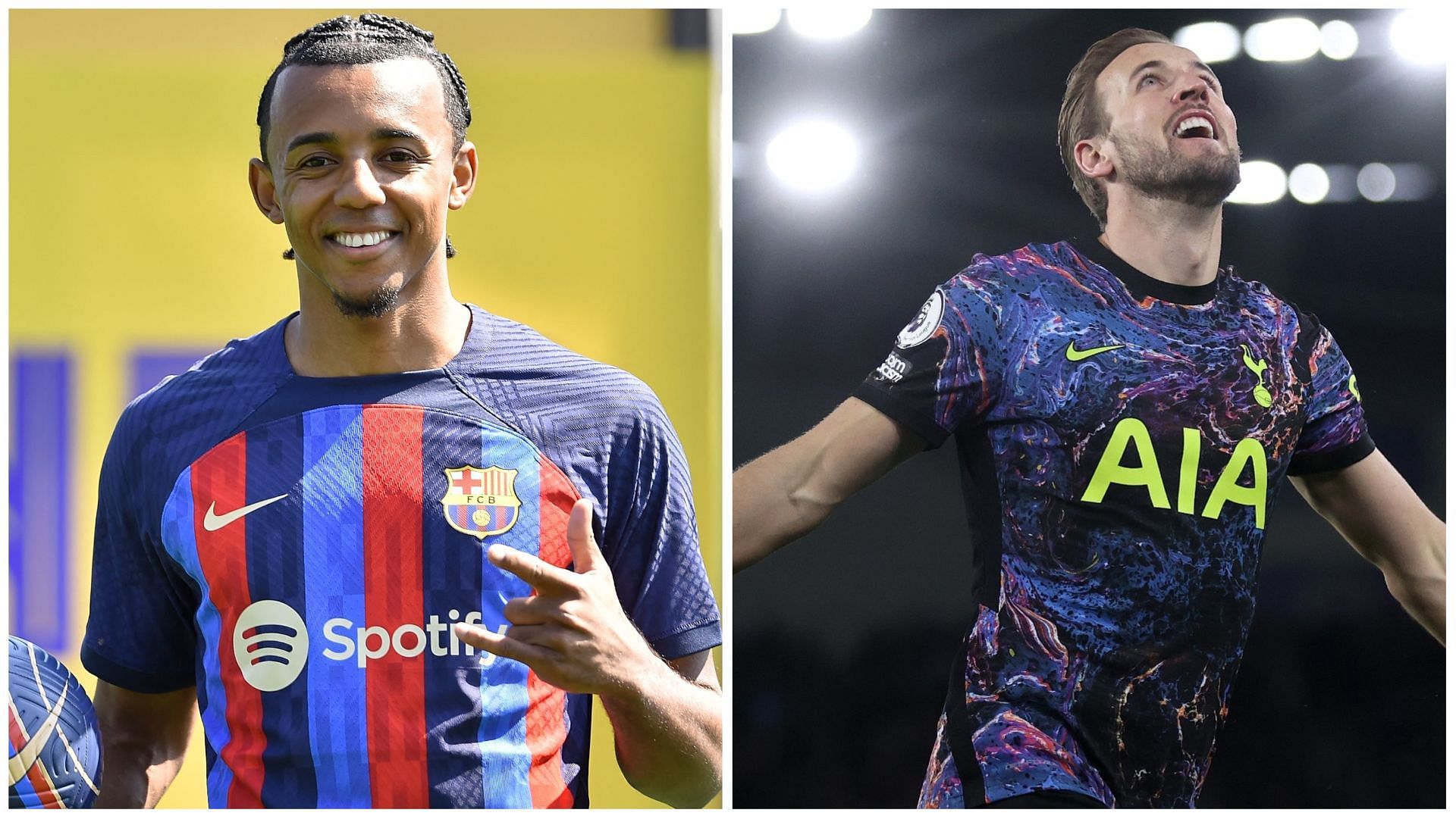 Kounde and Kane led their teams to victory in club football (Images via Getty)