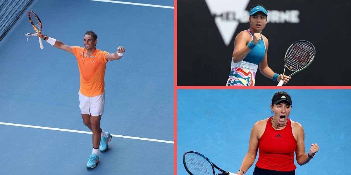 Rafael Nadal, Emma Raducanu and Jessica Pegula will be in action on Day 3 of the Australian Open