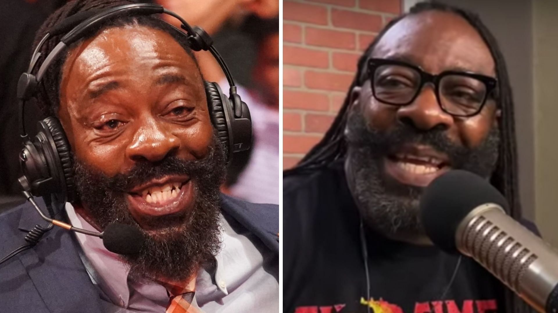 Two-time WWE Hall of Famer Booker T on commentary and during his podcast