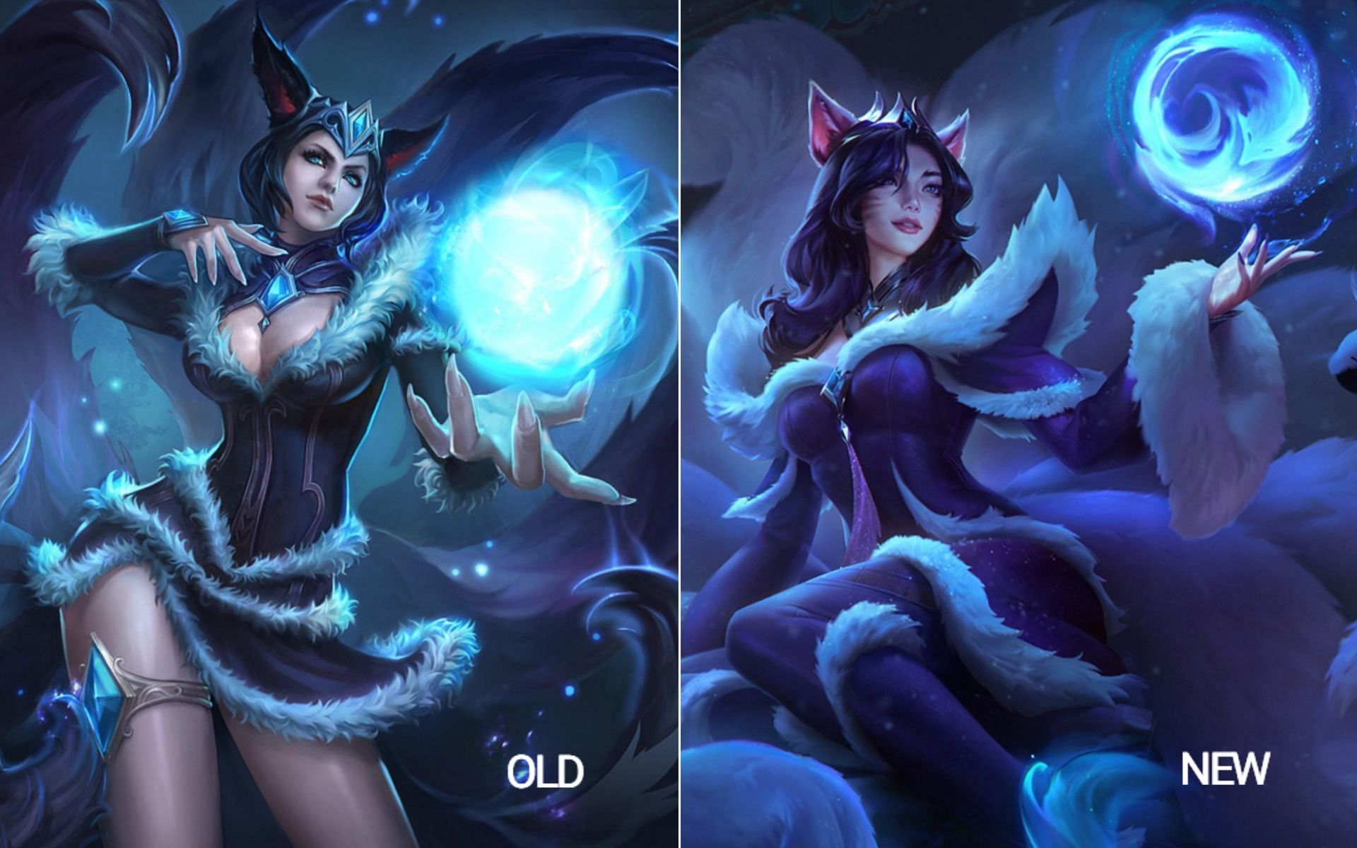 Midnight Ahri is one of the few skins that has been completely redone (Image via Riot Games)
