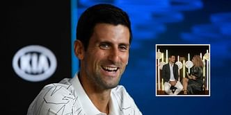 Novak Djokovic discusses his goals if he were to be a footballer, which player he'd love to play with, no. of goals he would like to score, and more