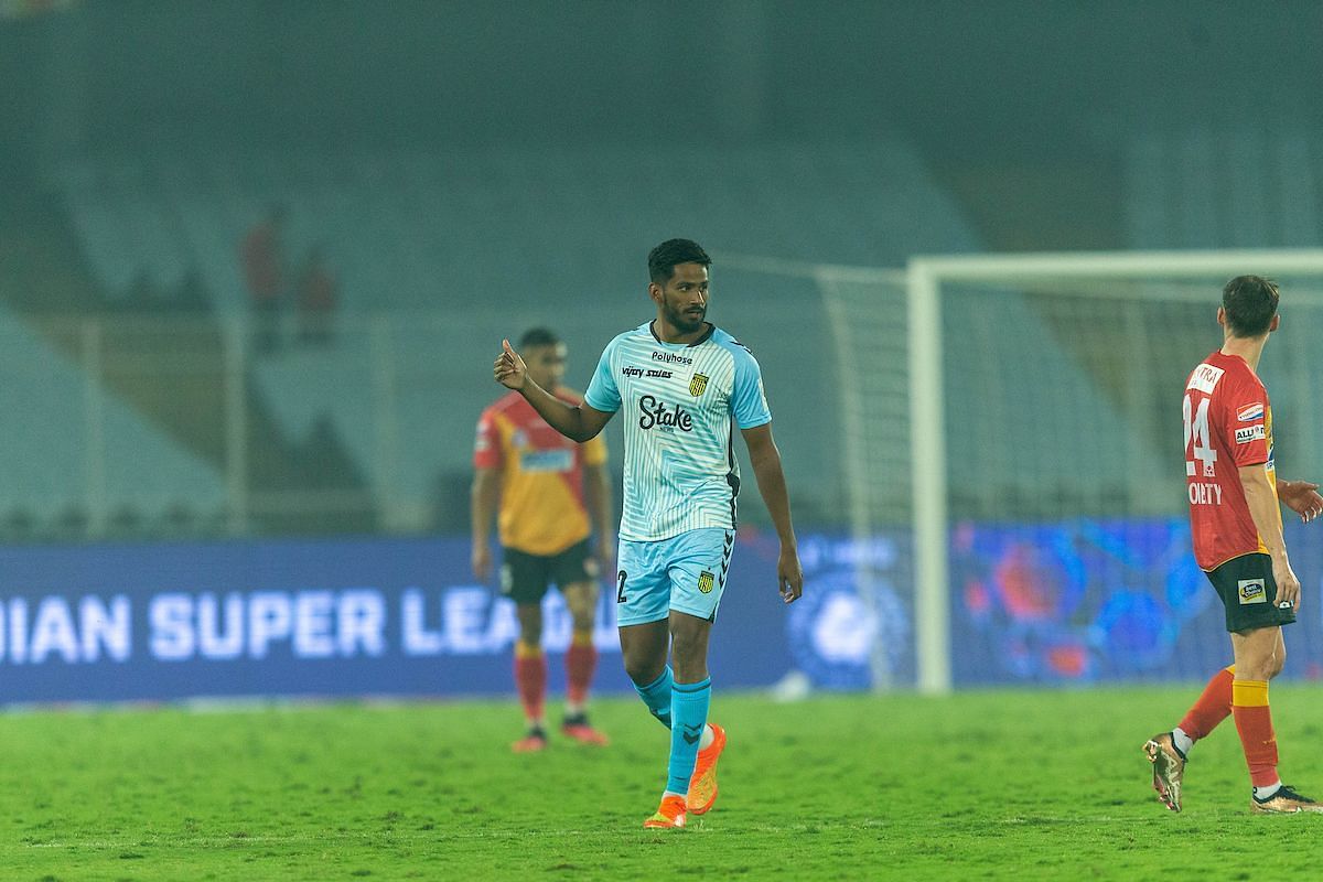 Aaren scored the second goal of the game (Image courtesy: ISL Media)