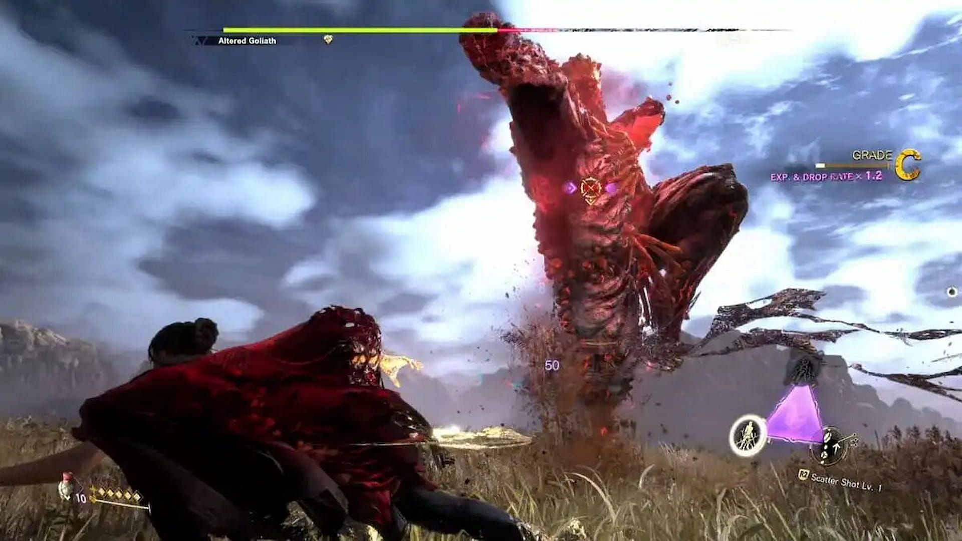 Dodge this attack using Flow (Image via Square Enix)