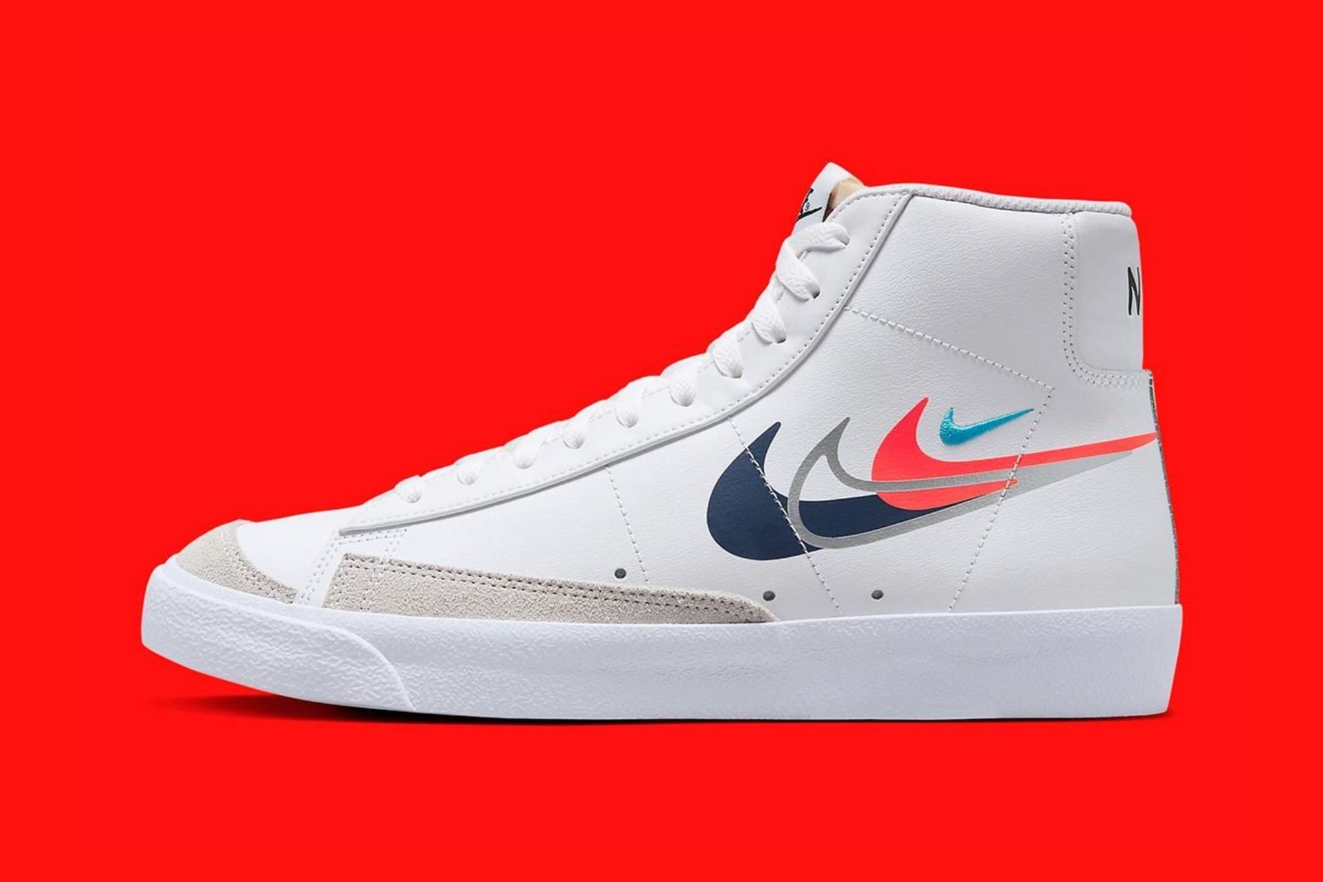 Soaked Wings Pay attention to Nike Blazer Mid '77 "Quadruple Swoosh" sneakers: Where to buy and more  explored