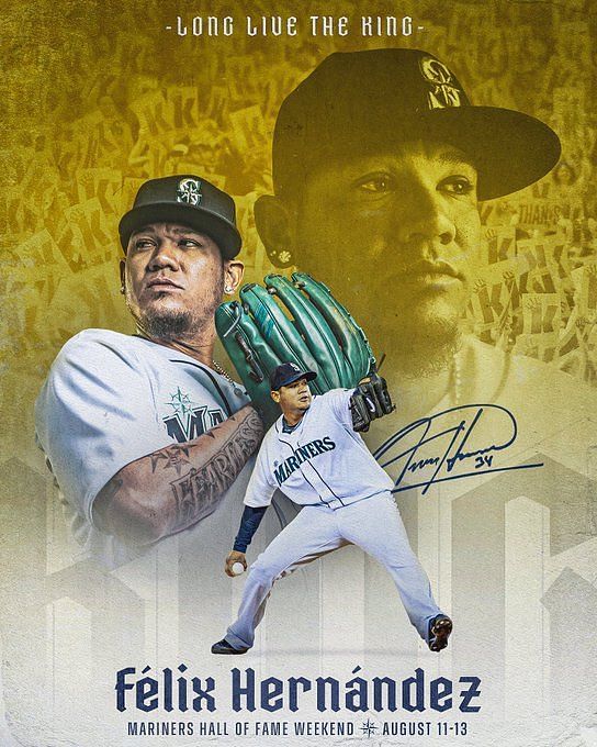 King' Felix Hernandez takes his throne as part of Mariners Hall of Fame