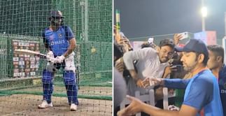 [Watch] Rohit Sharma gets into the groove ahead of the ODI series opener against Sri Lanka