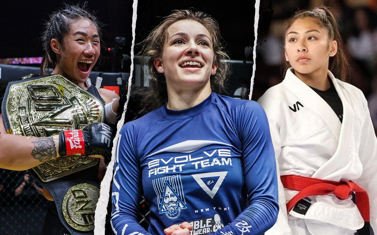 Danielle Kelly (Centre) is looking to face Angela Lee (Left) and Jessa Khan (Right)