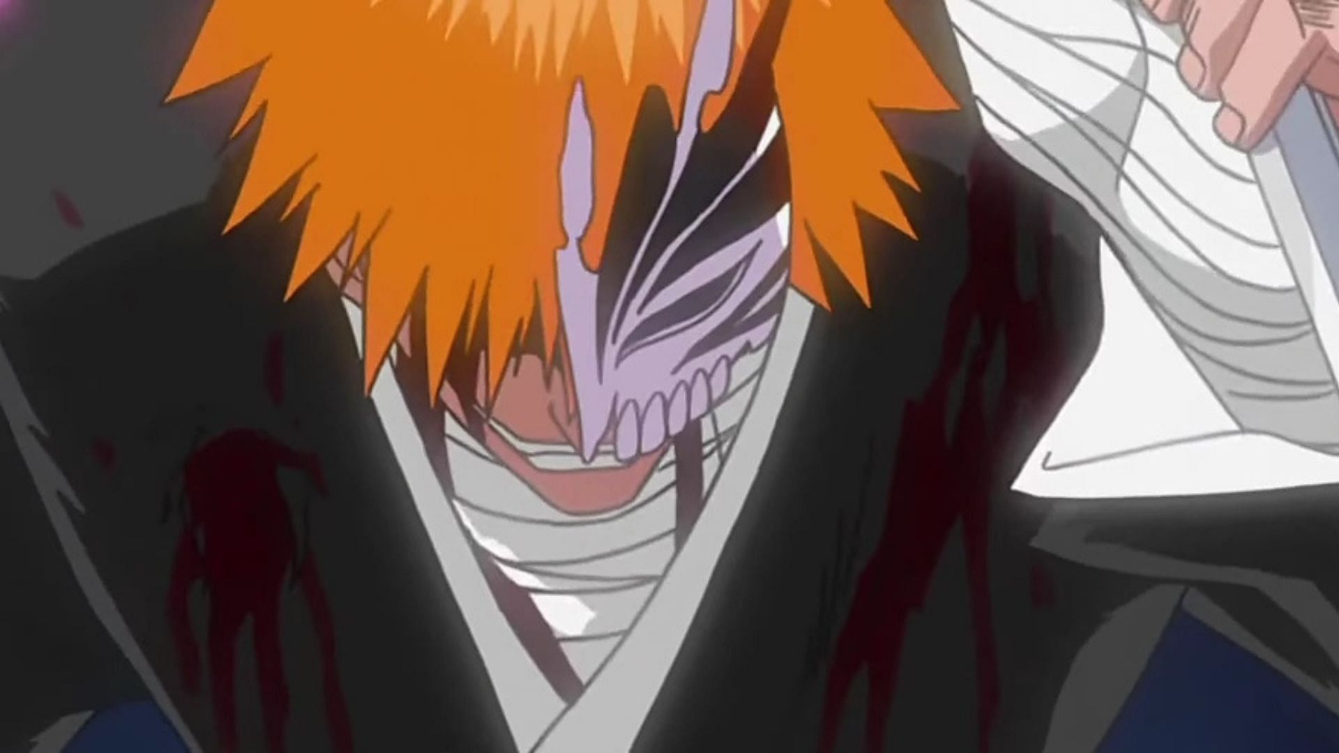 Hollowfied Ichigo as seen in Bleach anime (Image via Studio Pierrot)