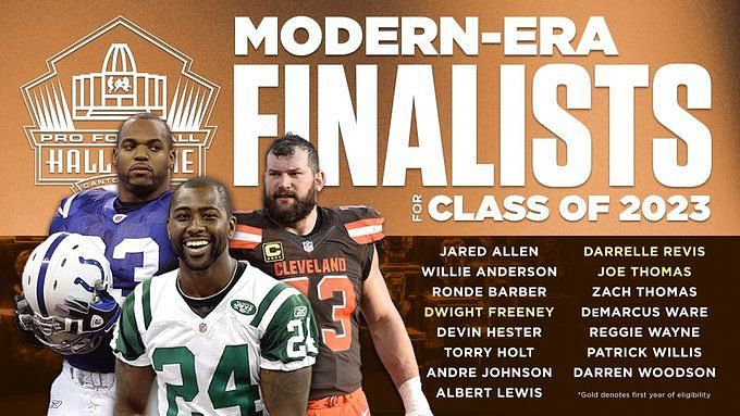 NFL's Hall of Fame ceremony 2023: TV channel and more to watch Darrelle  Revis, Joe Thomas, others get inducted