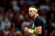 Rafael Nadal during his match against Alex de Minaur at the United Cup