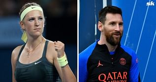 Tennis star Victoria Azarenka says she's a PSG fan and names Lionel Messi as her favorite player