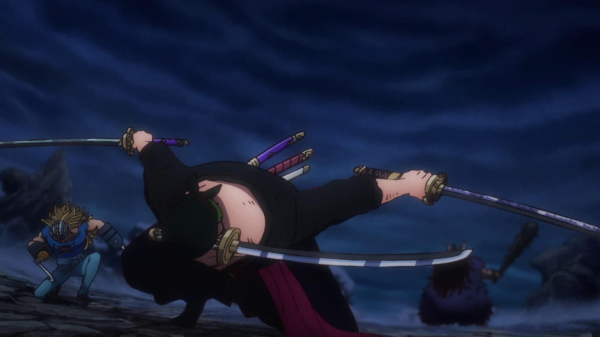 Zoro Three-sword Trick GIF