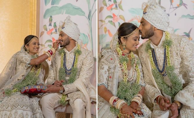 "Married my best friend" - Axar Patel shares heartwarming message after tying the knot with Meha Patel
