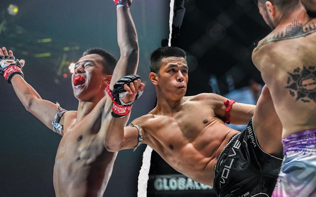 [Photo Credit: ONE Championship] Panpayak Jitmuangnon, Savvas Michael 