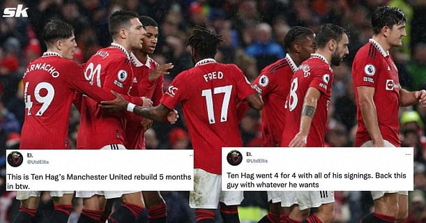 Straight up generational" "The guy is a tank" - Manchester United in awe of 2  players after their outstanding displays against Bournemouth