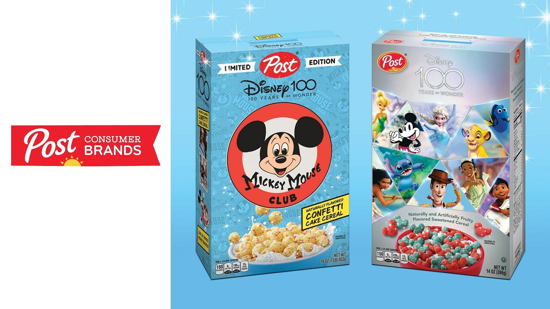 Post Cereals partners with Disney for the launch of the new Disney Cereals (Image via Post Cereals)