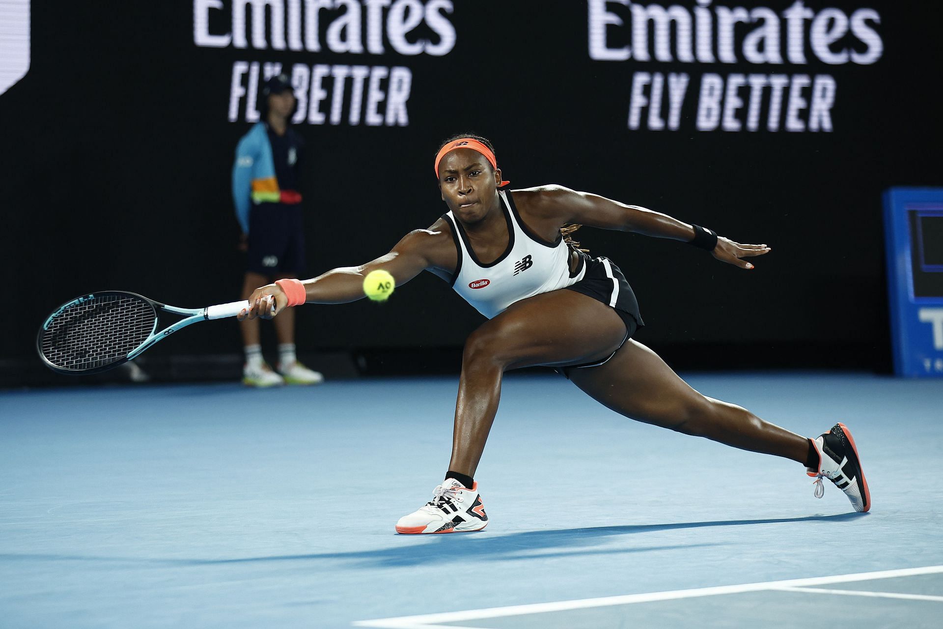 Coco Gauff in action at the 2023 Australian Open
