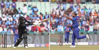 [WATCH] Mohammed Shami cleans up Finn Allen with a perfect inswinger in 2nd IND vs NZ ODI