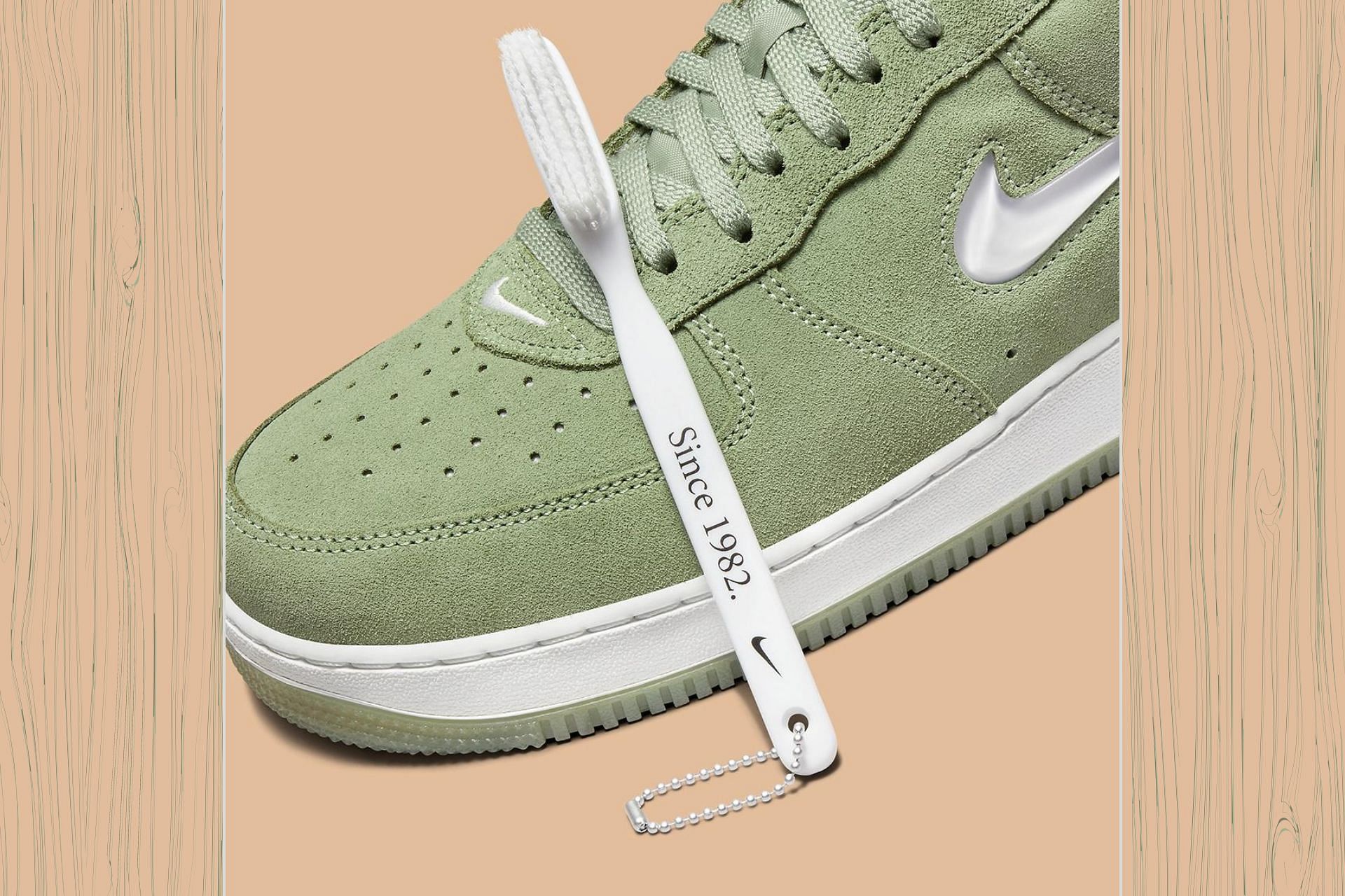 Nike Air Force 1 Low Color of the Month Matcha Green colorway (Image via Nike)
