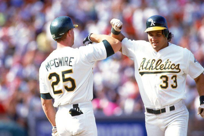 Mark McGwire Jose Canseco Oakland A'S MAGNET - MLB Baseball