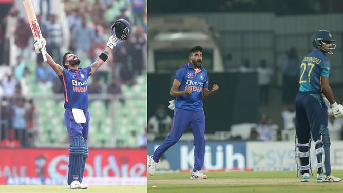 Virat Kohli, Mohammed Siraj break into top five among batters and bowlers in latest ICC ODI Rankings