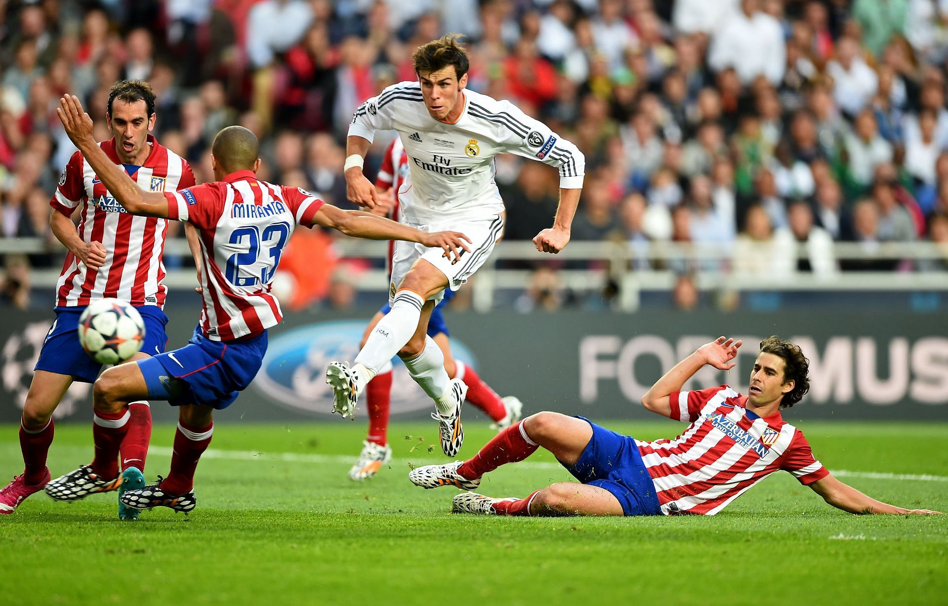 Gareth Bale effectively sealed victory for Real Madrid in the 2014 UEFA Champions League final