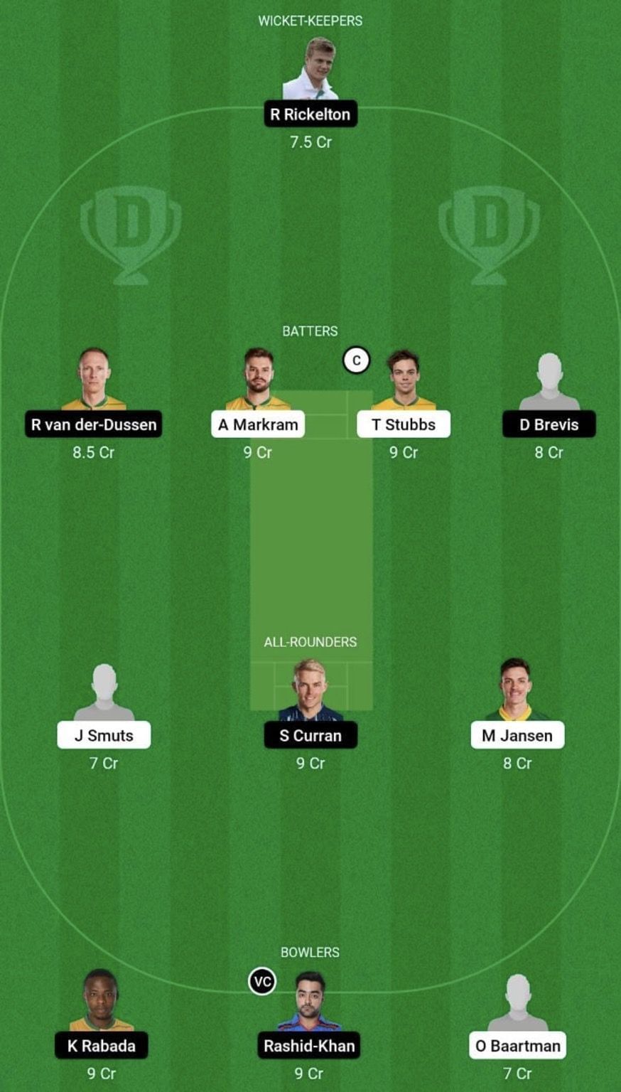 EAC vs CT Dream11 Prediction Team, Head To Head League