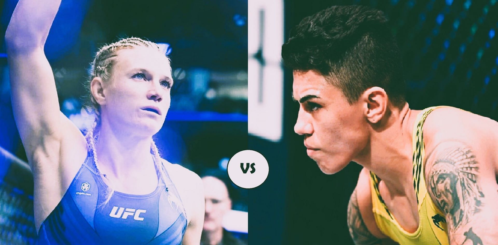 Fiorot vs. Andrade [Images via @manonfiorot_mma &amp; @jessicammapro on Instagram]