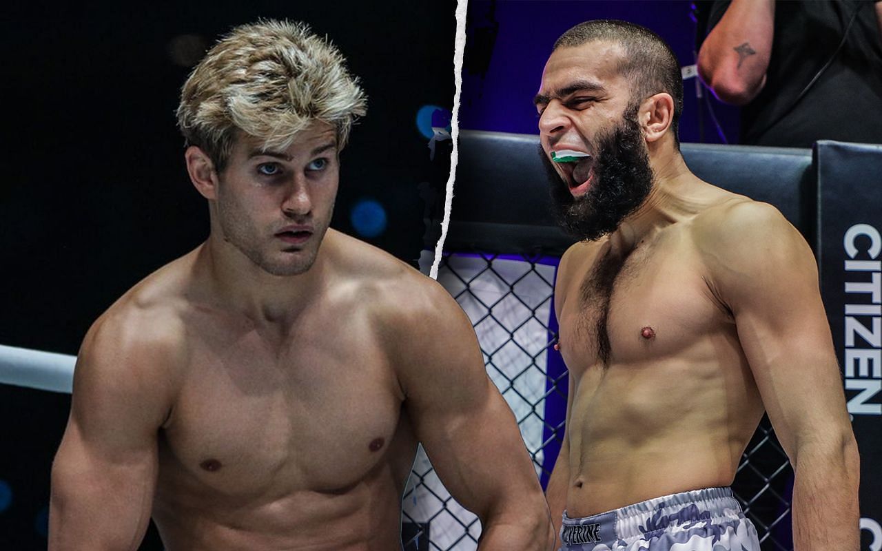 Sage Northcutt (L) / Ahmed Mujtaba (R) -- Photo by ONE Championship