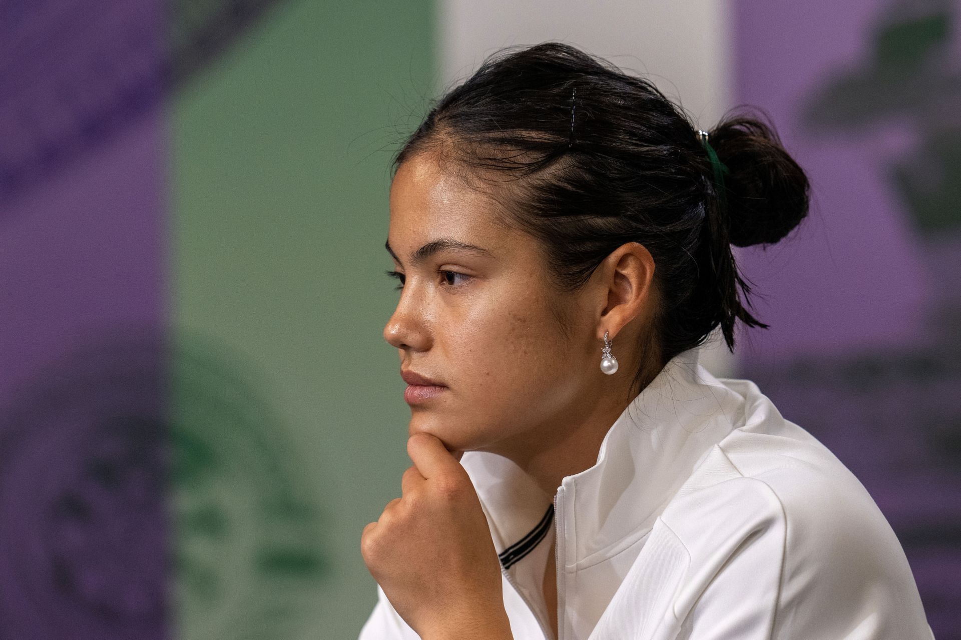 Emma Raducanu at the 2022 Wimbledon