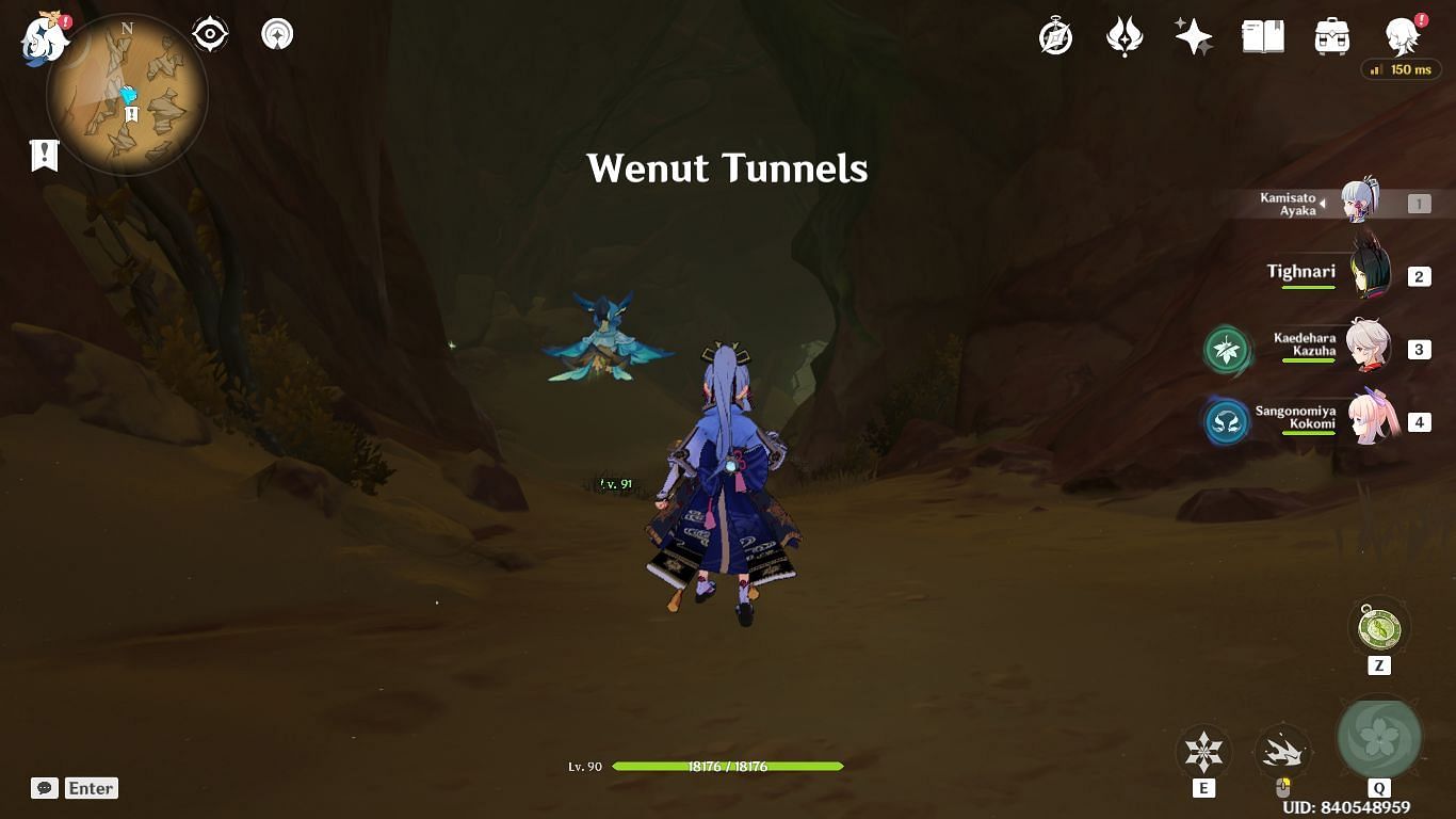 Wenut Tunnels in the Desert of Hadramaveth (Image via HoYoverse)